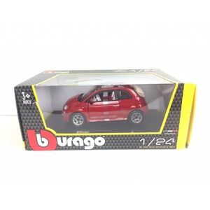BBURAGO FIAT CABRIOLET RED BRAND NEW 1:24 BURAGO